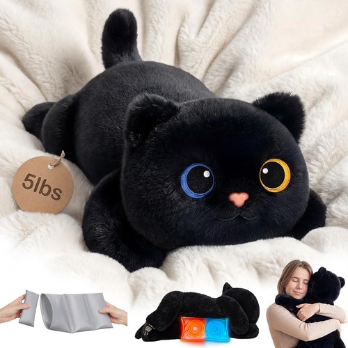 Gewichteter schwarze katze - schwarze,