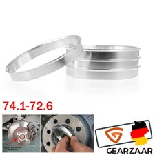 4x Zentrierringe 74,1 x 72,6