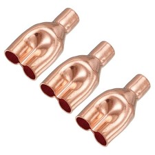 Tee Y-Typ Kupfer Formteil Schweißnaht Schnittpunkt 8mm 5/16" Pack von 3