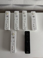 Nintendo Wii Controller Set 7x Original Weiß Schwarz teils defekt getestet