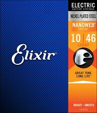 Elixir 12052 Nanoweb Light 10-46 Saiten für E-Gitarre 1-3 Packungen