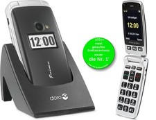 Doro Primo 413 schwarz Großtastenhandy Senioren Kinder Mitarbeiter Handy Mobil