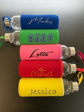 Glasflasche 500ml Trinkflasche Glas 0,5l Borosilikatglas BPA frei Softshellhülle