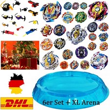 6er Burst SET + XXL Arena 45cm KREISEL FÜR BEYBLADE Burst Evolution Trubo Arena