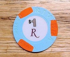 1 $ Las Vegas Chip Jeton Riviera Hotel alt