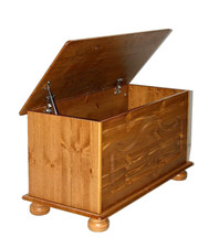 Massivholz Wäsche-truhe