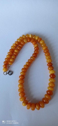 Vintage bernsteinkette - vintage,