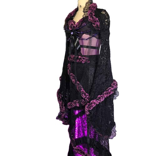 Gothik kleid gothic y2k - kleid,