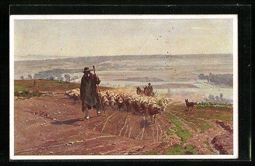 Künstler otto strützel - künstler-ak,
