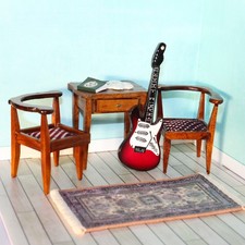 Vintage Puppenhaus Möbel-Set