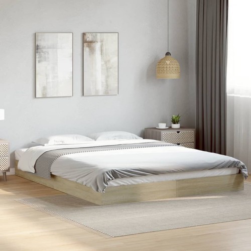 Bett 150x200cm sonoma eiche - bett,