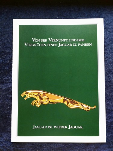 Jaguar prospekt 1986 - 1986,, xj6