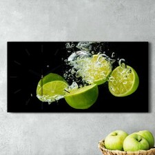 Wanduhr Bürouhr Leinwand Bild