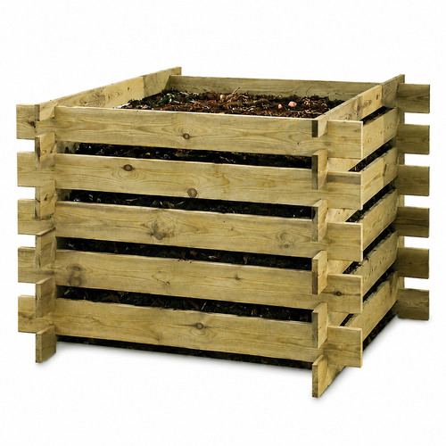 Holz komposter kompostsilo - holz,