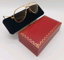 Original murt de Cartier Paris Brille Made in France No 135 Gold 56 / 16 + Etui