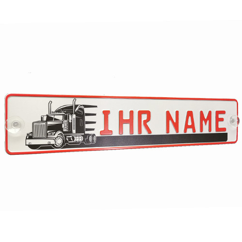 Lkw truck namensschild mit - truck,