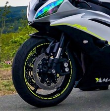 Motorrad Felgenaufkleber Felgenrandaufkleber GP Style versch. Farben + Geschenk