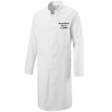 Herrenmantel Kittel Mantel Arztkittel Laborkittel mit Wunschtext Name bestickt