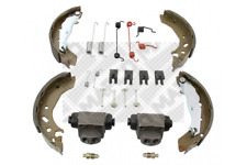 MAPCO 9740 Bremsbackensatz Hinterachse für FORD Fiesta Ka Puma, MAZDA 121 III