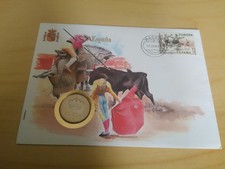 Spanien;  Stierkampf, Numisbrief vom 28.4.89  BW 26