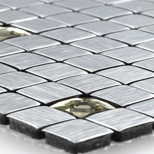 Glasmosaik Metall Mosaik