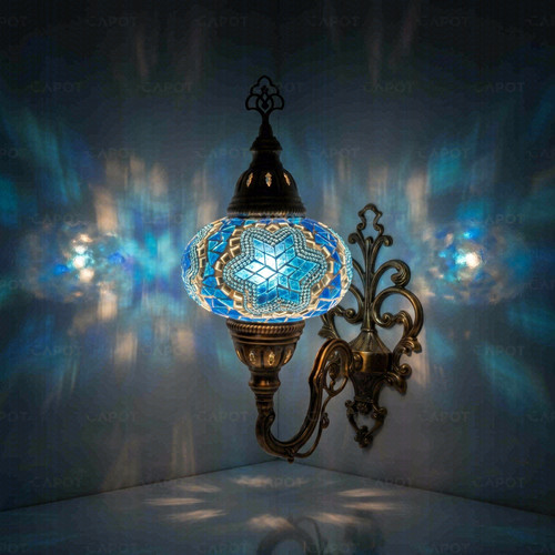 Blaue türkische mosaik - blaue,