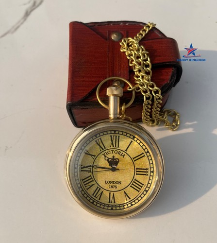 Vintage messing taschenuhr - vintage,