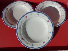 TCM 3 Suppenteller blauer Rand