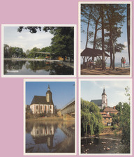 4 Stück Ansichtskarten /