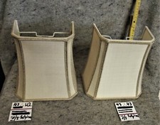 Schirm, Wandlampenschirm, Textil, Borte,neuwertig, 1 von 2, 1980er Jahre, Nr. 43