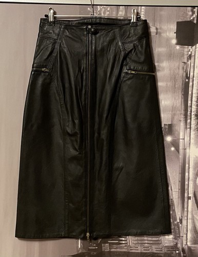 Vintage retro highwaist leder - retro,