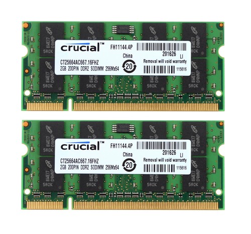 Crucial stück 2gb pc2 5300s - crucial,