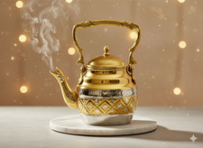 100% Kupfer Teekanne