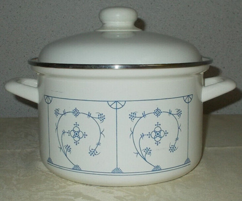 Emaille kochtopf hoch - emaille,