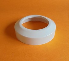 Anschlußrohr Bogen WC Rosette flach weiß # 9301744