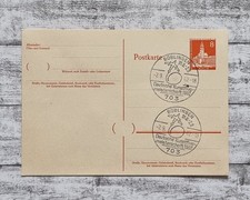 1962 Deutsche Bundesrepublik Rathaus Neukölln Ganzsache Böblingen Kunstflug Deko