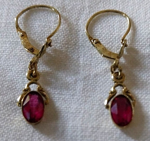 Vintage gold ohrringe - vintage,