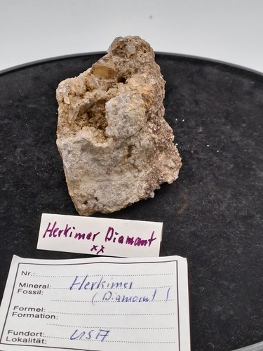 Herkimer diamant auf - herkimer,
