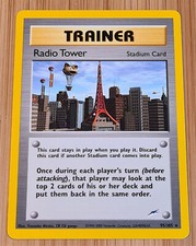 Radio Tower # 95/105 (Radio Turm) Rare Neo Destiny 2001 Pokemon EN Mint Vintage