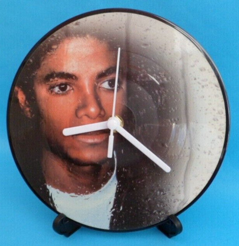 Michael jackson clock upcycled - jackson,