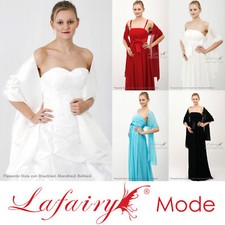 Stola zum Brautkleid/Abendkleid Satin oder Chiffon viele Farben Sommer Sale