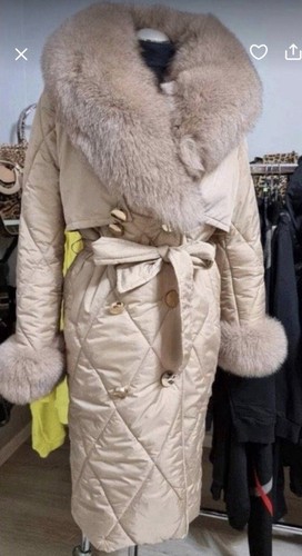 Damen winter steppmantel lang - winter,