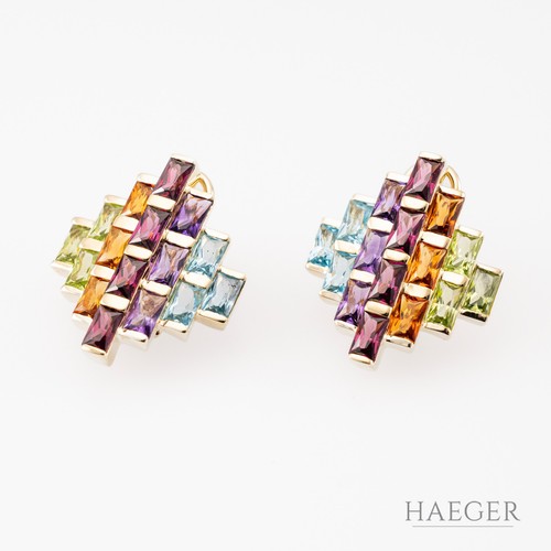 Stern rainbow ohrstecker - h.,