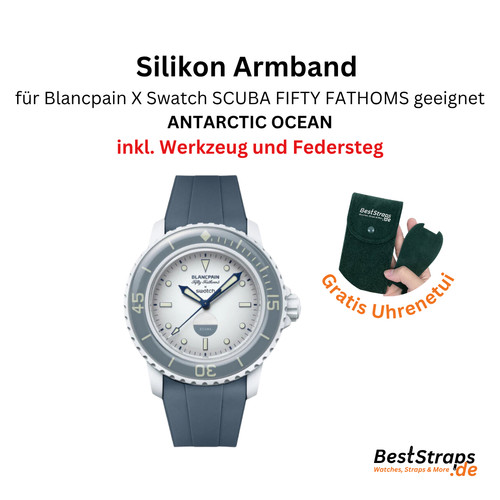 Silikon armband grau blancpain - grau,