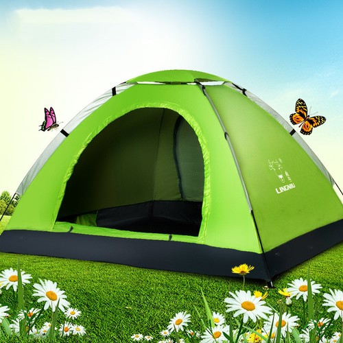 Single layer tent camping - single-layer,