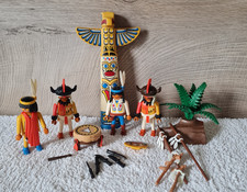 Playmobil Indianer Totempfahl Marterpfahl Tänzer Trommel ähnlich 3873