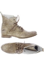 felmini Stiefelette Damen Ankle Boots Booties Gr. EU 41 Beige #2wjfcs5