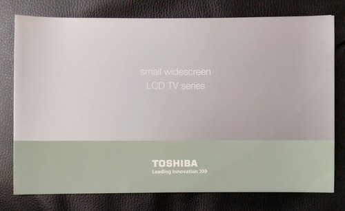 Toshiba 2007 lcd - 2007,