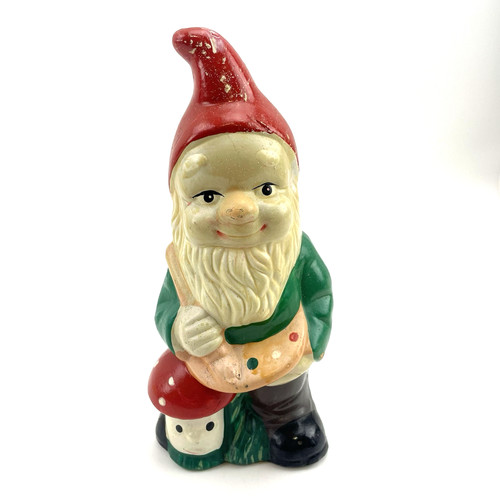 Vintage gartenzwerg maler - gartenzwerg, |