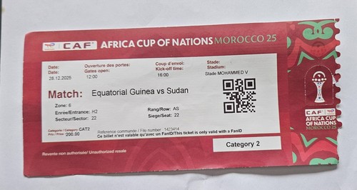 Ticket africa cup - cup, nations